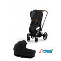 Duo Cybex Platinum Priam 4 Telaio Chrome Brown Stardust