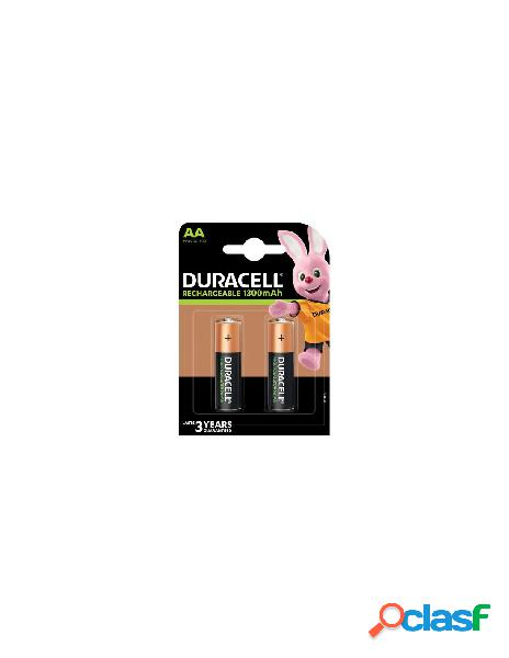 Duracell - batteria stilo aa ricaricabile duracell 81390941