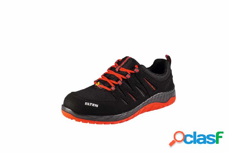 ELTEN - Calzatura bassa nera/rossa MADDOX black-red Low ESD,