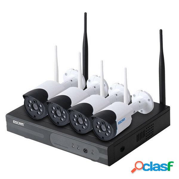 ESCAM WNK404 4CH 720P Esterno IR Video Wireless Senza Fili