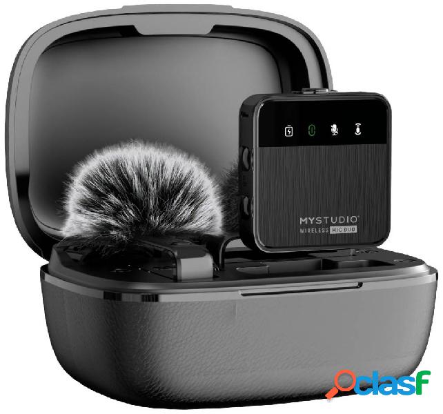 Easypix MyStudio® Wireless Mic Duo a clip Lavalier