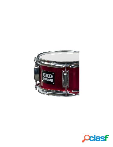 Eko - batteria acustica eko drums ed 200 metallic red