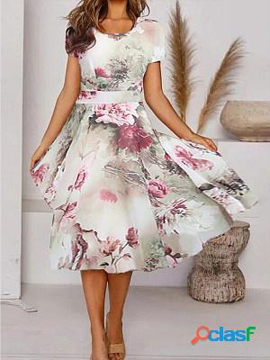 Elegant Floral Fashion Dress