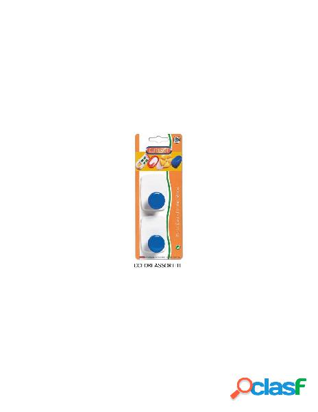 Eliplast - ganci adesivi eliplast 25 2 con pomello assortito