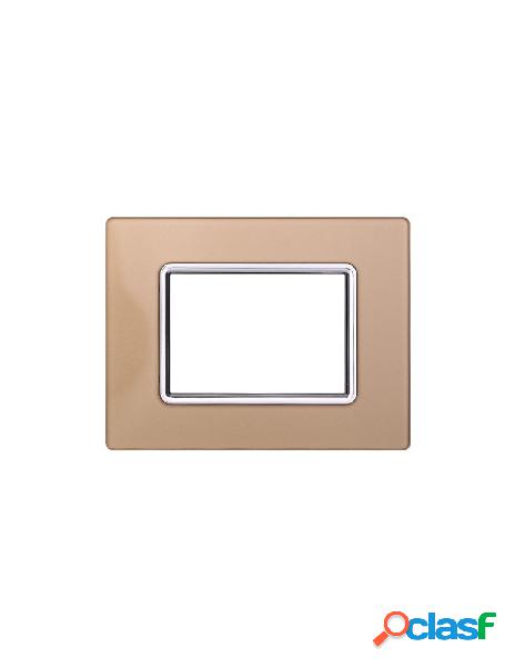 Ettroit - ettroit placca in vetro serie space 3p colore oro