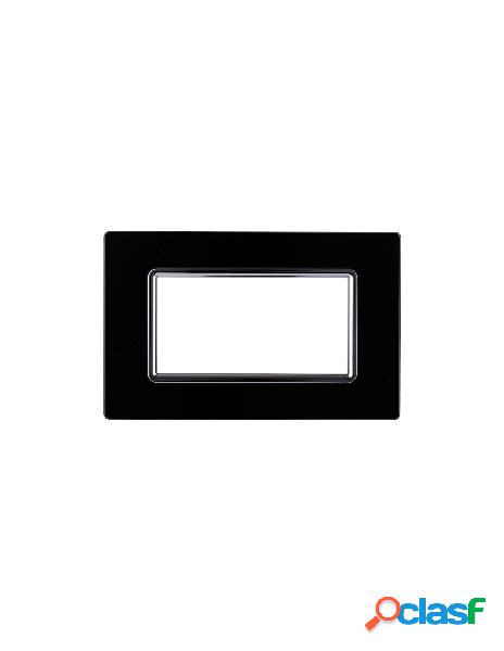 Ettroit - ettroit placca in vetro serie space 4p colore nero