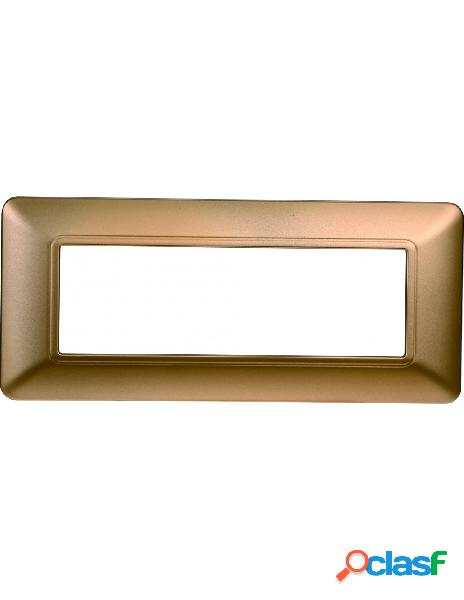 Ettroit - ettroit placca plastica serie solar 6p colore oro