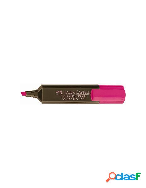 Evidenziatore rosa punta a scalpello (tratto 1, 2, 5mm) -