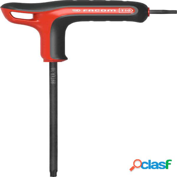 FACOM - Chiave maschio piegata per viti Torx, con
