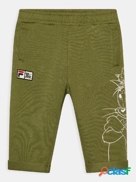 FILA Pantaloni TORUM con logo Verde militare