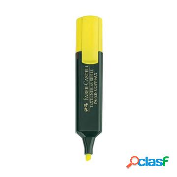 Faber-castell evidenziatore 1 pezzo giallo punta smussata