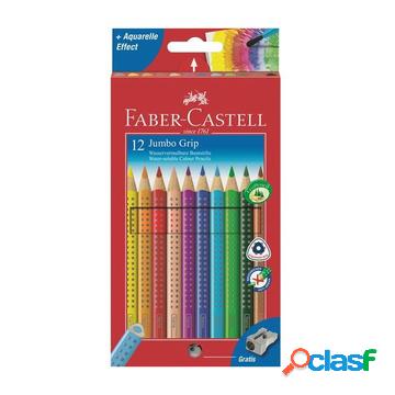 Faber-castell jumbo grip pastello colorato 12 pezzo(i) multi