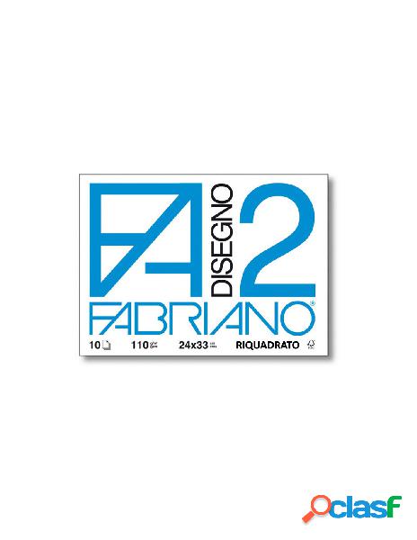Fabriano - album da disegno liscio rquadrato fabriano 24x33