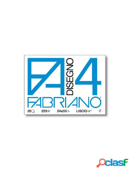 Fabriano - blocco f4 24x33 20 fogli cf.10 pezzi