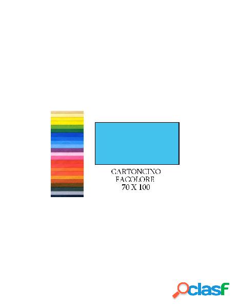 Facolore 70x100 azzurro (10ff) 200g/m2