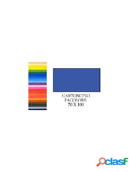 Facolore 70x100 bleu (10ff) 200g/m2