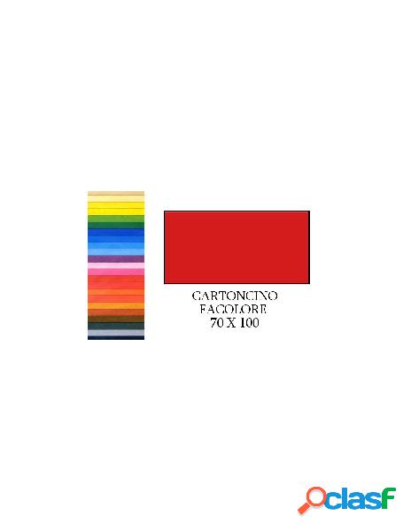 Facolore 70x100 rosso (10ff) 200g/m2