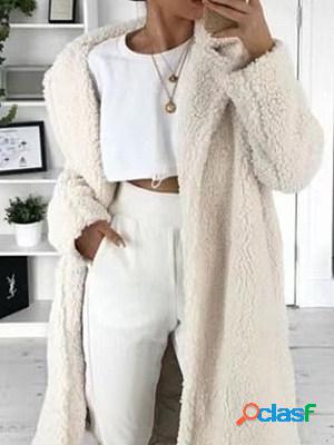 Fashion Loose Plush Thermal Coat