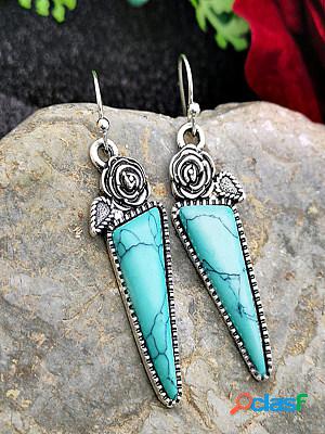 Fashion Rose Stone Earrings