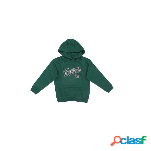 Felpa Bambino TOMMY HILFIGER Verde Th college 85 hoodie