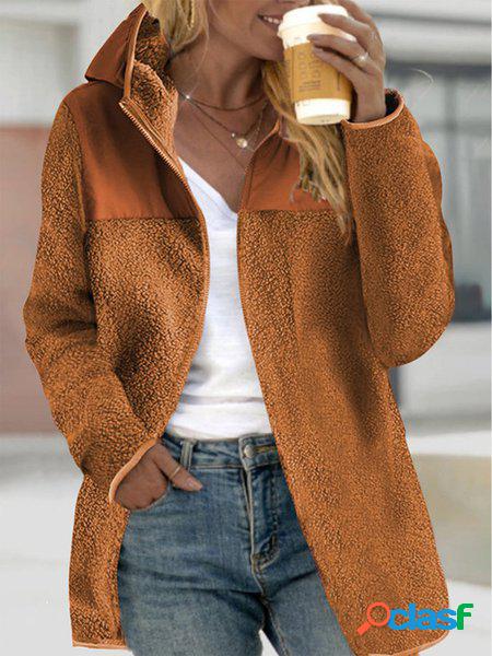 Felpa con cappuccio Casuale Teddy Giacca