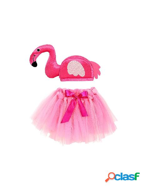 Fenicottero (tutu, copricapo) (110 cm / 3-4 years)