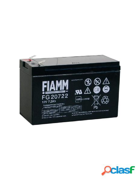 Fiamm - batteria al piombo 12v 7,2ah (faston 6,3mm)