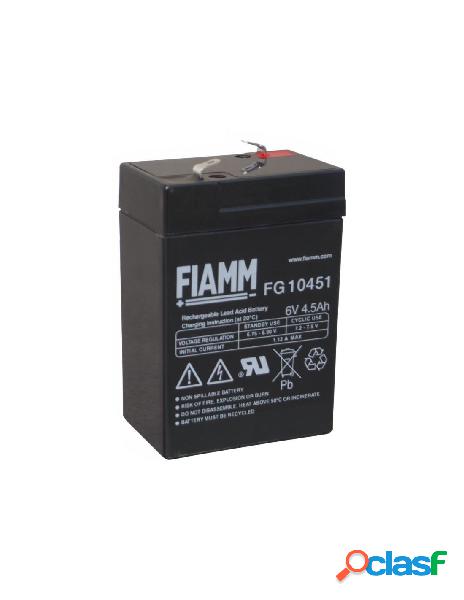 Fiamm - batteria al piombo 6v 4,5ah (faston 4,8mm)