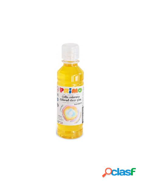 Flacone 240ml colla ad acqua colorata colore giallo
