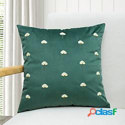 Fodera Per Cuscino In Velluto Con Ricami Floreali Decorativo