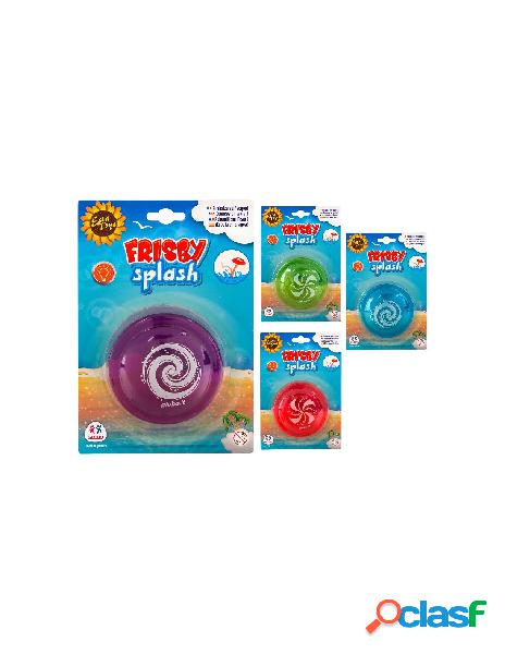 Frisby rimbalza sullacqua cm. 9 b/o c/led 4 col.