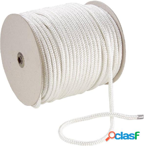 Fune in poliestere (Ø x L) 10 mm x 100 m 20144 Bianco