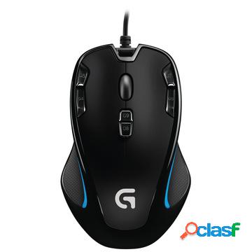G300s usb 2500dpi ambidestro nero, blu