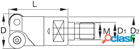 GARANT - Fresa a copiare (RD..07) 0° negativo con codolo