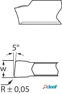 GARANT - Inserto di troncatura sinistro 5°, HB7020,