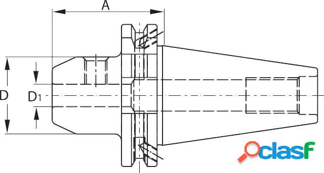 GARANT - Mandrino portautensili forma ADB SK 40 corto