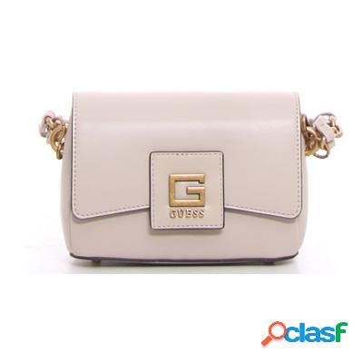 GUESS Alva Mini borsetta a tracolla - light rum