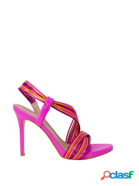 GUESS Sandalo alto Faize Fucsia /Arancio