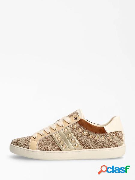 GUESS sneakers RAELIN con borchie BEIGE