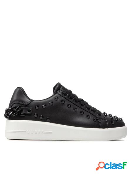 GUESS sneakers RENATTA con borchie e catena NERO