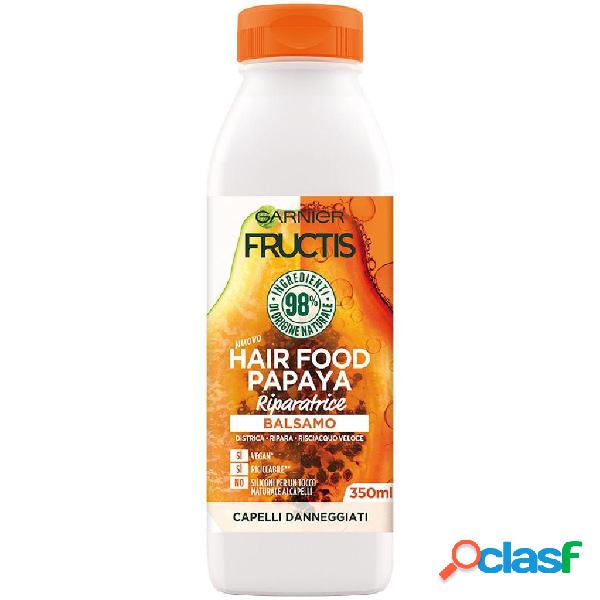 Garnier fructis hair food balsamo papaya riparatrice 350 ml