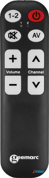Geemarc TV-5 Universale Telecomando Nero