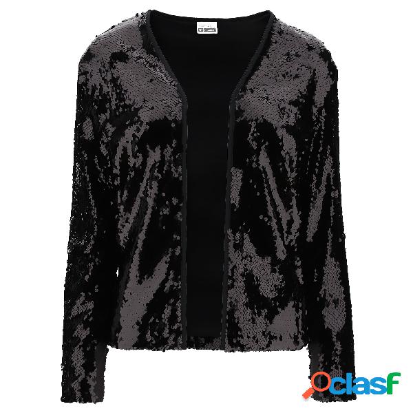 Giacca in paillettes senza zip