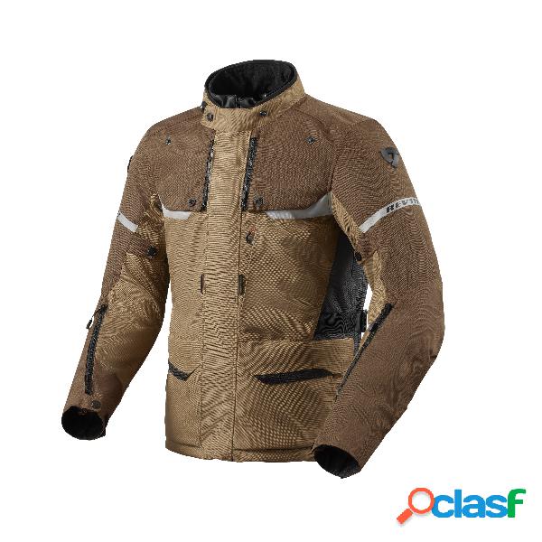 Giacca moto Revit Outback 4 H2O 3 strati Marrone Marrone