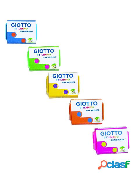 Giotto - set 5 temperamatite stilnovo sharpener, colori