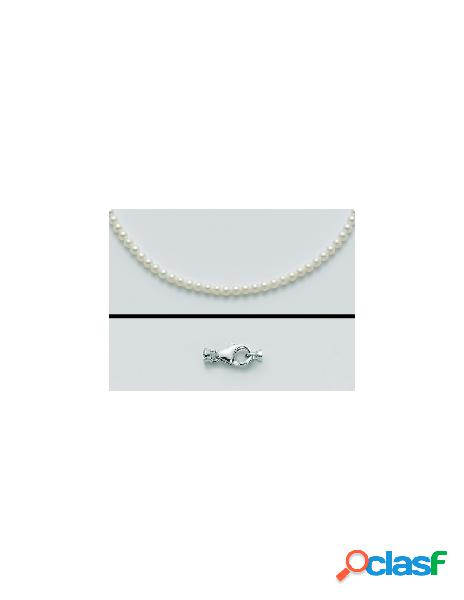 Girocollo MILUNA di perle e oro bianco 18kt PCL4196V