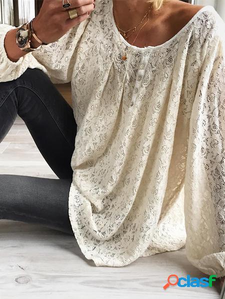 Girocollo Pizzo Camicia