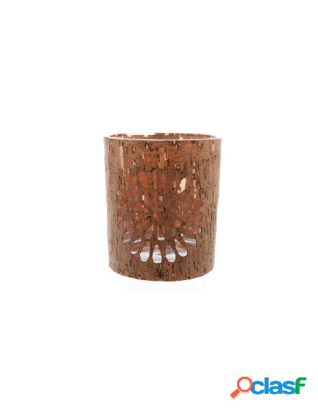 Glass tlighth w cork 646803