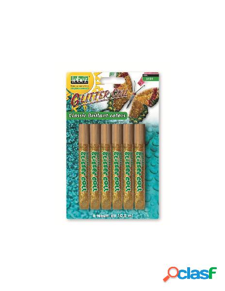 Glitter coll 10,5 ml blis.6 pz