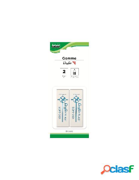 Gomma plast-soft blister 2 pz.